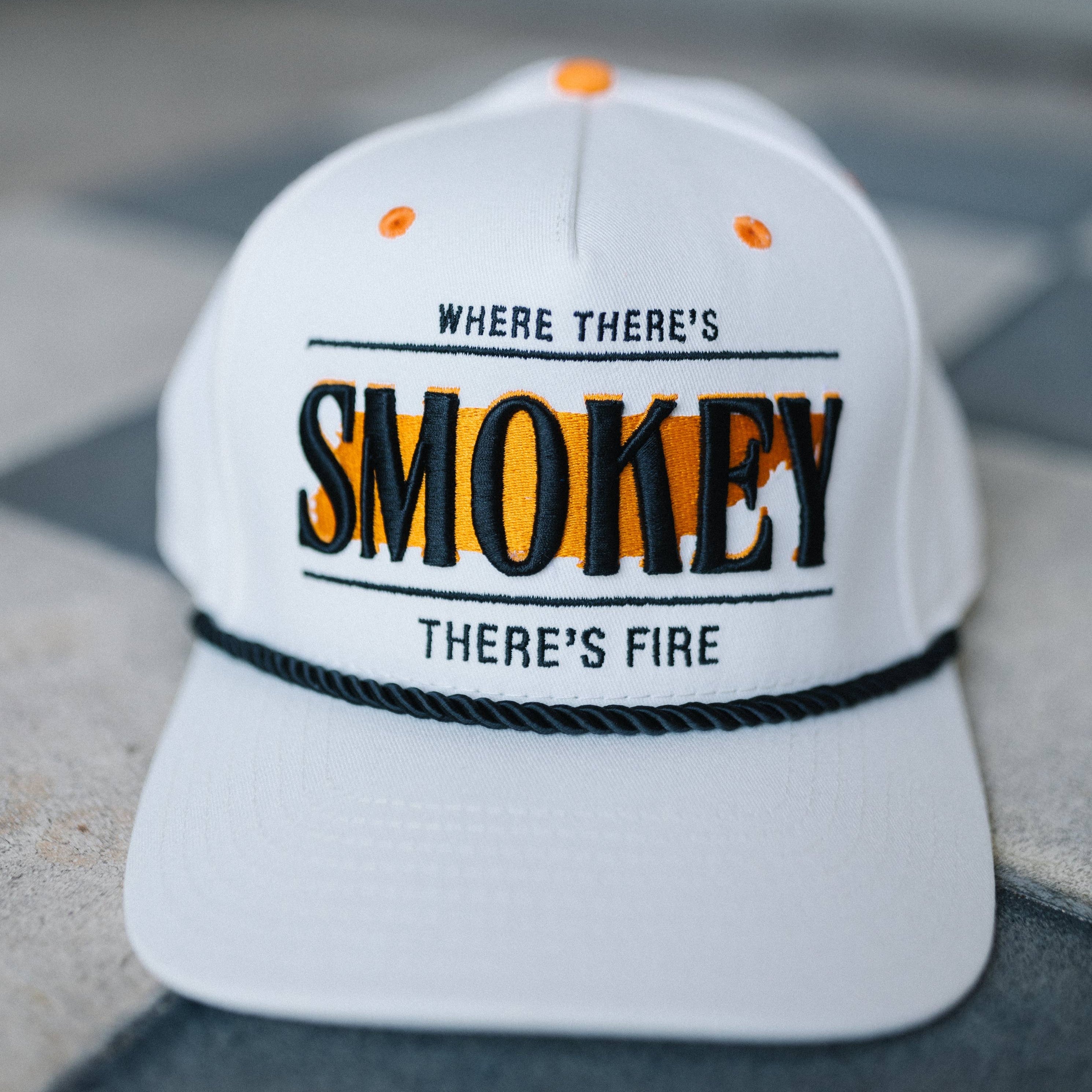 Smokey Hat by Southern Wives Club, Tennessee trucker hat with embroidery volunteer hat